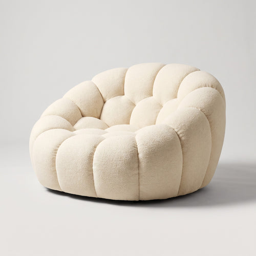 Bubble lounge chair — Cream