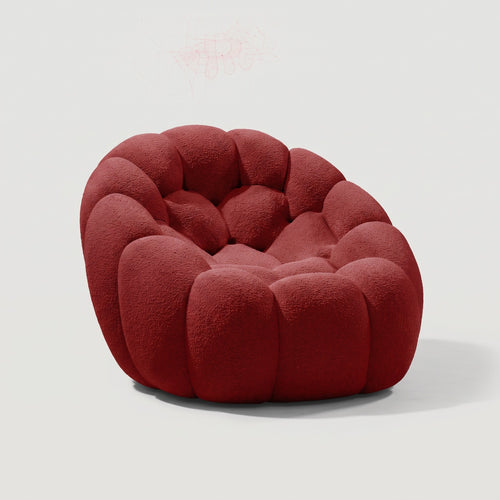 Bubble lounge chair — Red